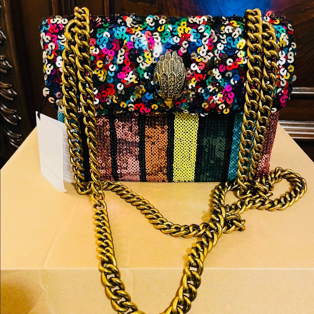 Kurt geiger purse sequins multi color!